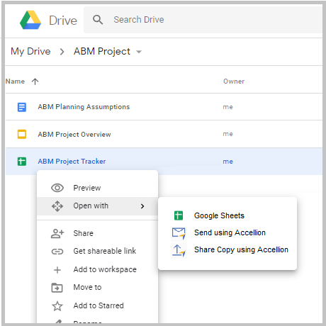google business suite project planning tools