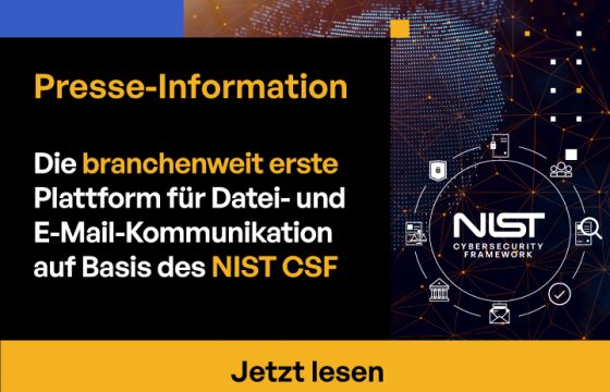 Kiteworks kündigt die branchenweit erste Datei- und E-Mail-Kommunikationsplattform auf Basis des NIST CSF an