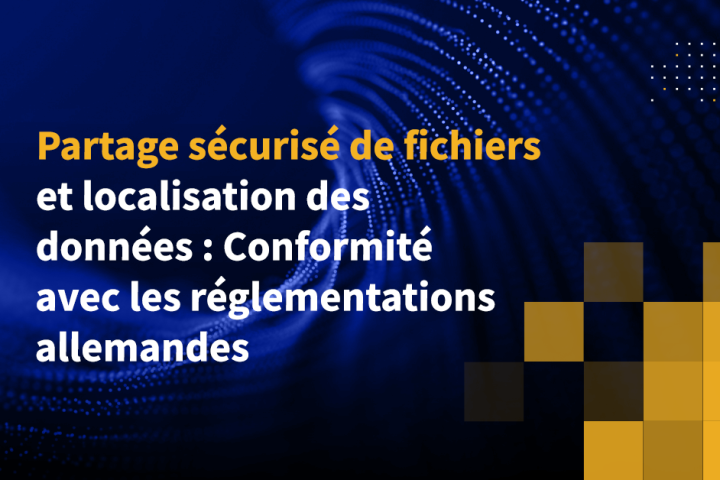 Partage sécurisé de fichiers et localisation des données : Conformité avec les réglementations allemandes