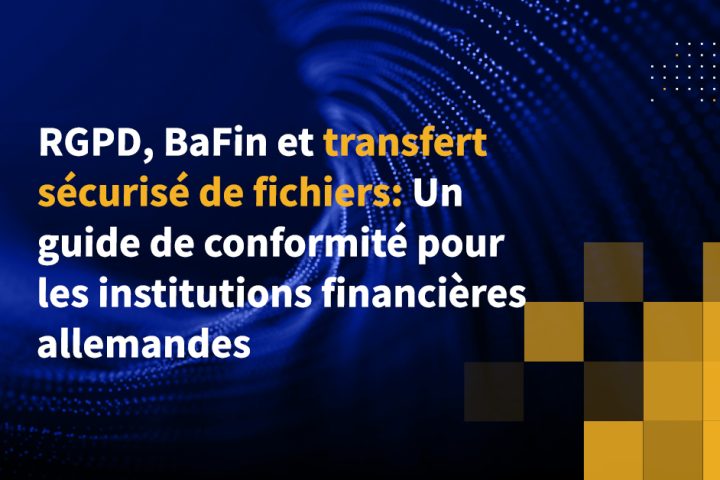 RGPD, BaFin et transfert sécurisé de fichiers: Un guide de conformité pour les institutions financières allemandes