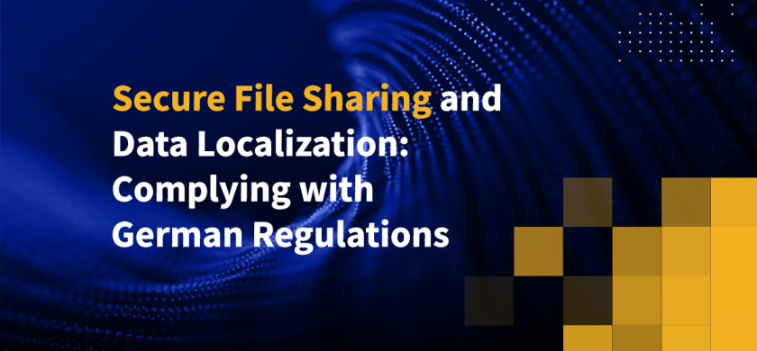 Secure File Sharing and Data Localization: Complying with German Regulations