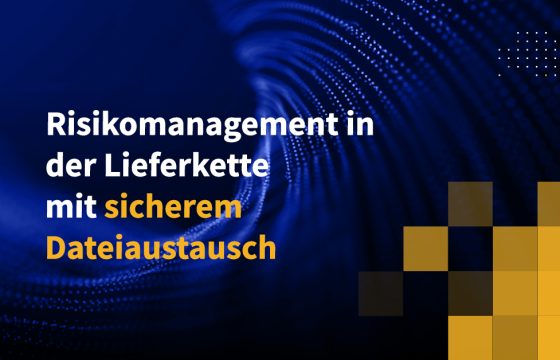 Risikomanagement in der Lieferkette mit sicherem Dateiaustausch: Ein Leitfaden für britische Unternehmen