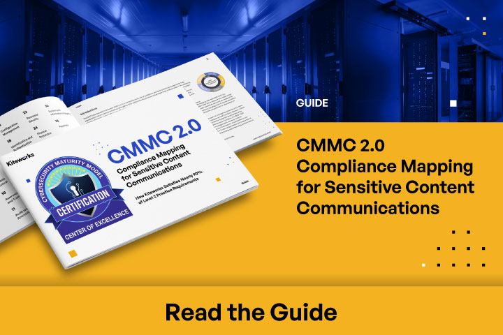 CMMC Mapping: Sensitive Content Communications for CMMC 2.0 Compliance