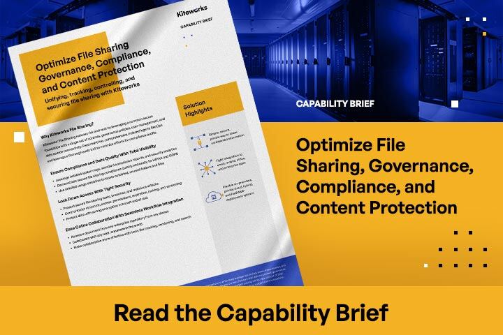 Optimize Your File Sharing Governance, Compliance, and Content Protection