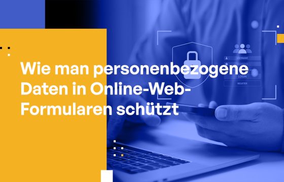 Wie man personenbezogene Daten in Online-Web-Formularen schützt