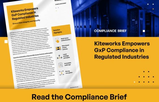 Kiteworks Empowers GxP Compliance in Regulated Industries