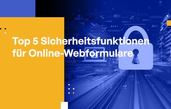 Top 5 Sicherheitsfunktionen für Online-Webformulare