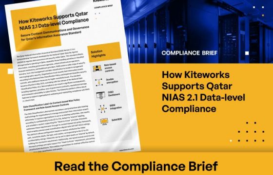 How Kiteworks Supports Qatar NIAS 2.1 Data-level Compliance