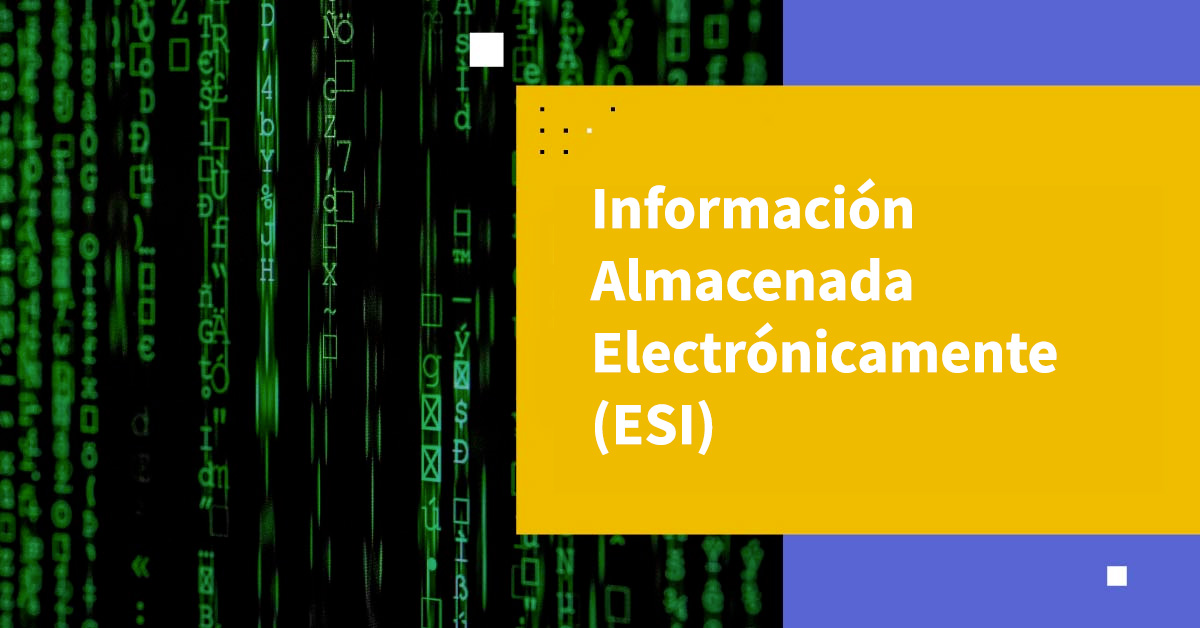 Información Almacenada Electrónicamente (ESI)