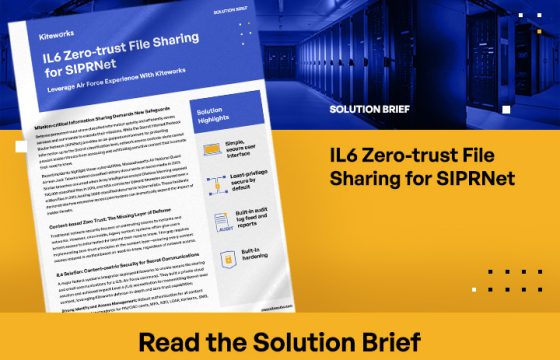 IL6 Zero-trust File Sharing for SIPRNet - Air Force