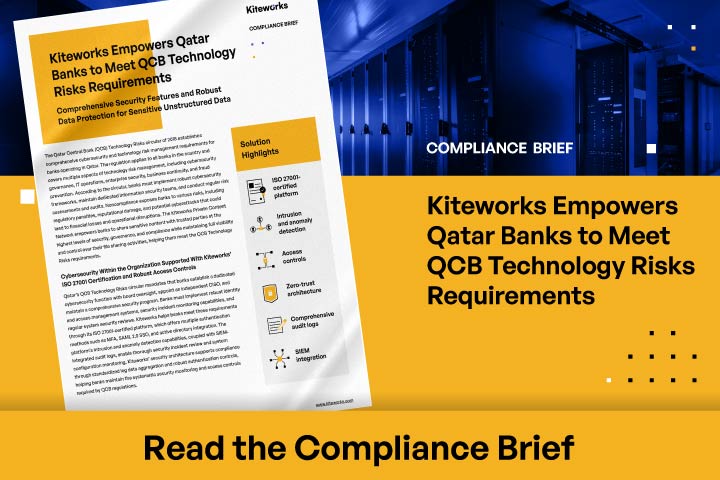 Kiteworks Empowers Qatar Banks to Meet QCB Technology Risks Requirements