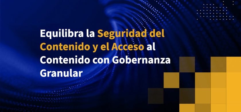 Equilibra la Seguridad del Contenido y el Acceso al Contenido con Gobernanza Granular