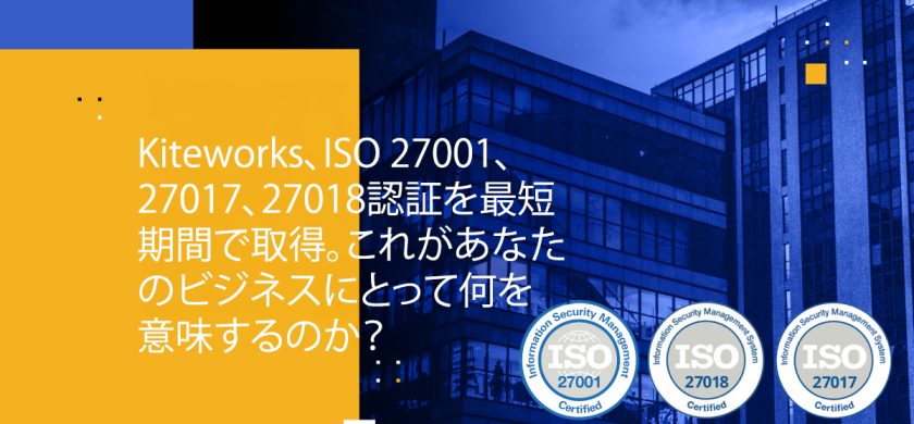 Blog Banner - Kiteworks Achieves ISO 27001, 27017, and 27018 Certifications in Record Time. What Does This Mean for Your Business