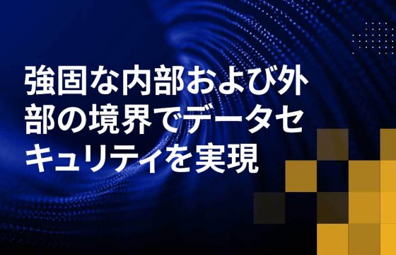 強固な内部および外部の境界でデータセキュリティを実現