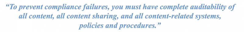 You need complete auditability of your content and content systems to avoid a data breach