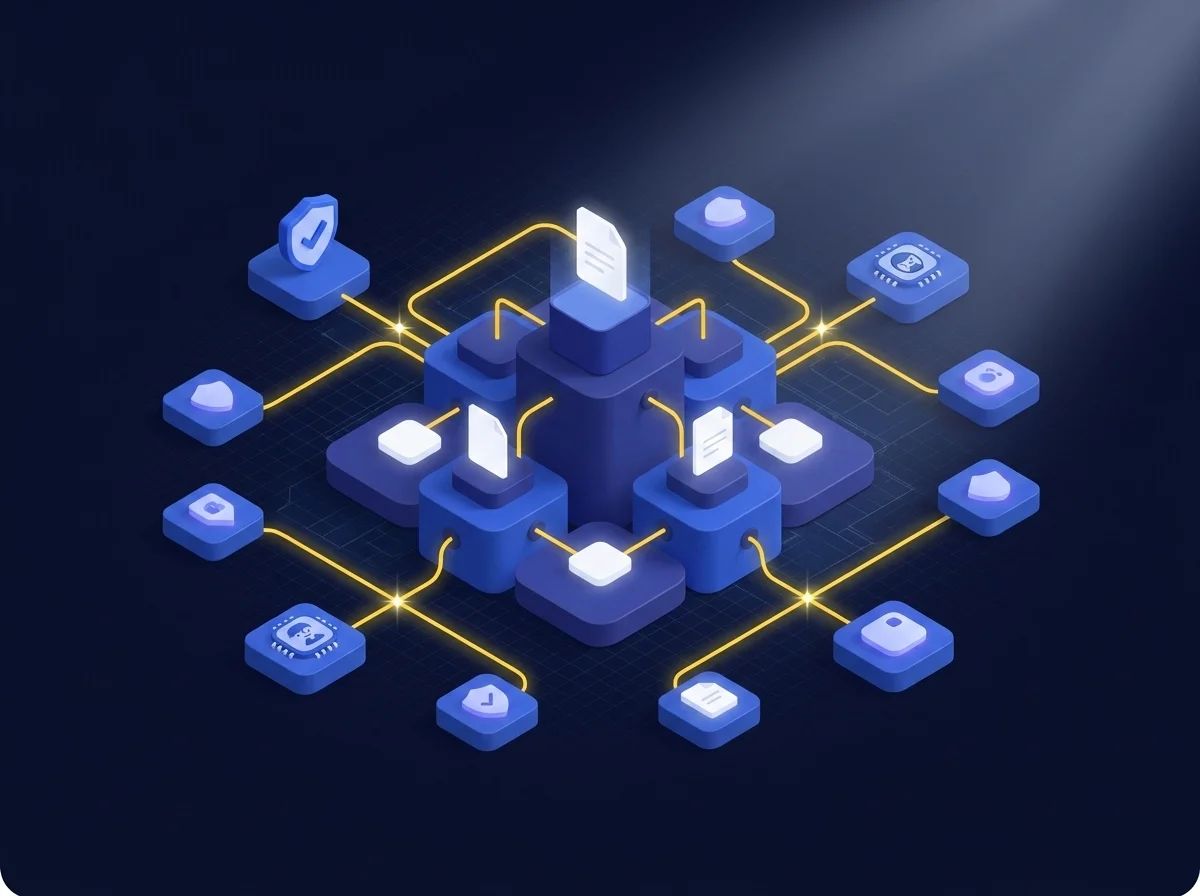 Standardize Consent Management and Data Exchange Across Borders A conceptual diagram illustrating cross-border consent management and data exchange infrastructures, highlighting interoperability and stakeholder connectivity across EU member states.